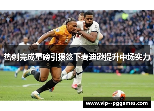 热刺完成重磅引援签下麦迪逊提升中场实力